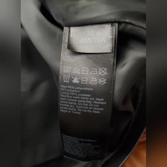 AllSaints - Lena Skirt - Faux Leather - Size 6 - Picture 8 of 10